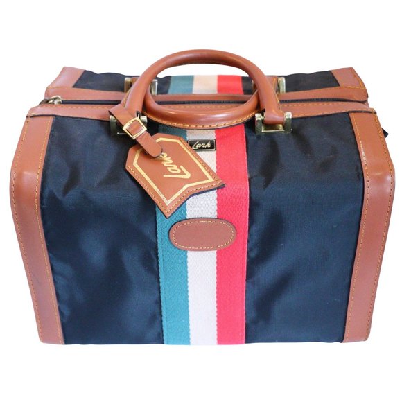 Lark Toiletry Train Case, Vintage, cosmetic bag, - Picture 2 of 10